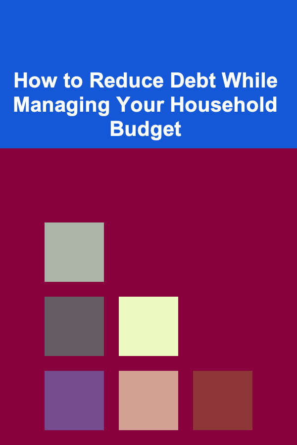 How to Reduce Debt While Managing Your Household Budget