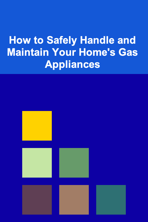 How to Safely Handle and Maintain Your Home's Gas Appliances