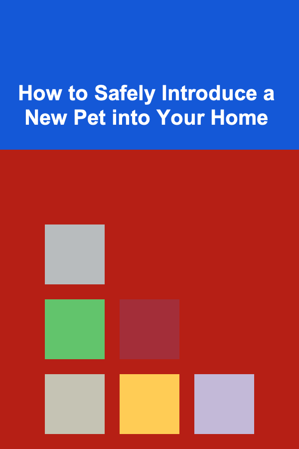 How to Safely Introduce a New Pet into Your Home