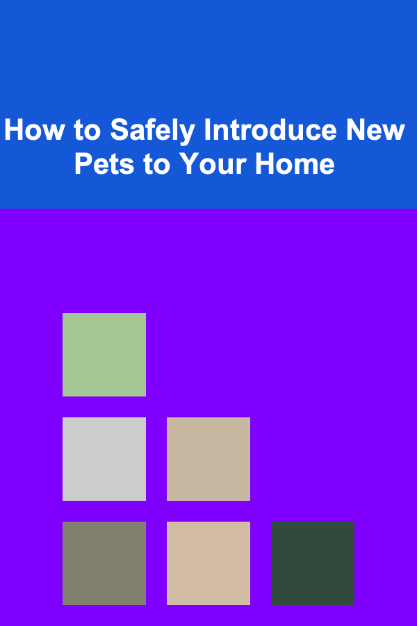 How to Safely Introduce New Pets to Your Home