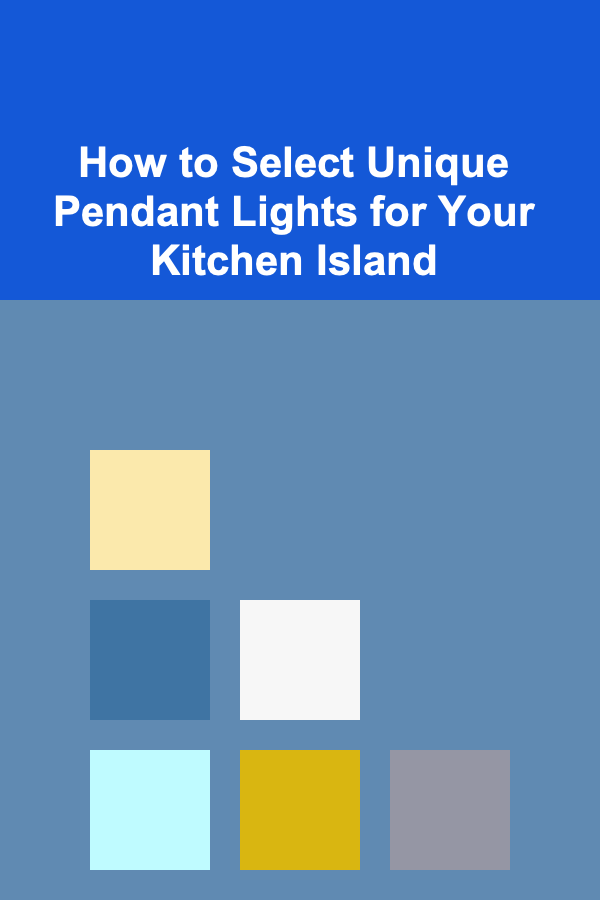 How to Select Unique Pendant Lights for Your Kitchen Island