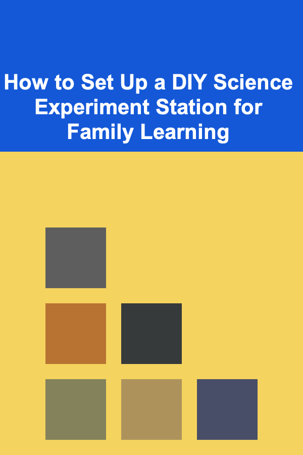 How to Set Up a DIY Science Experiment Station for Family Learning