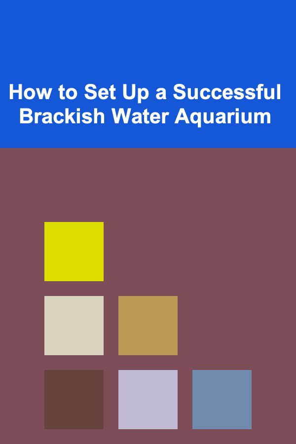 How to Set Up a Successful Brackish Water Aquarium