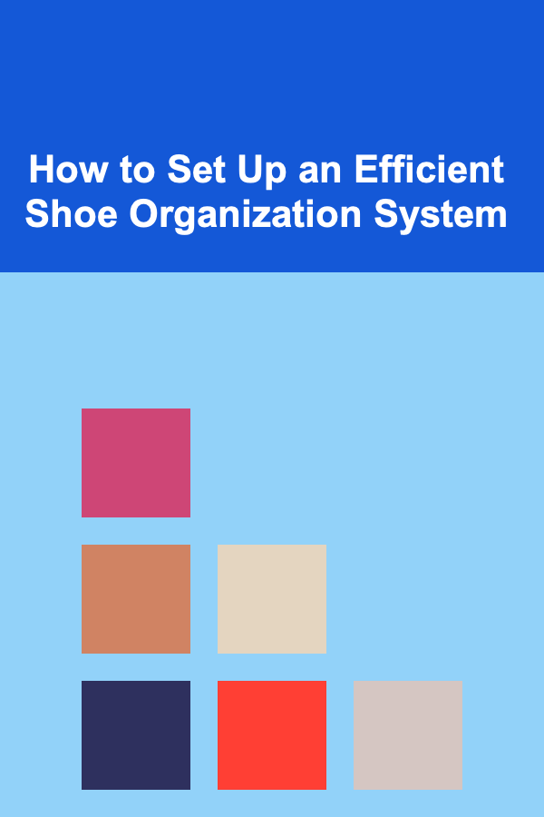 How to Set Up an Efficient Shoe Organization System
