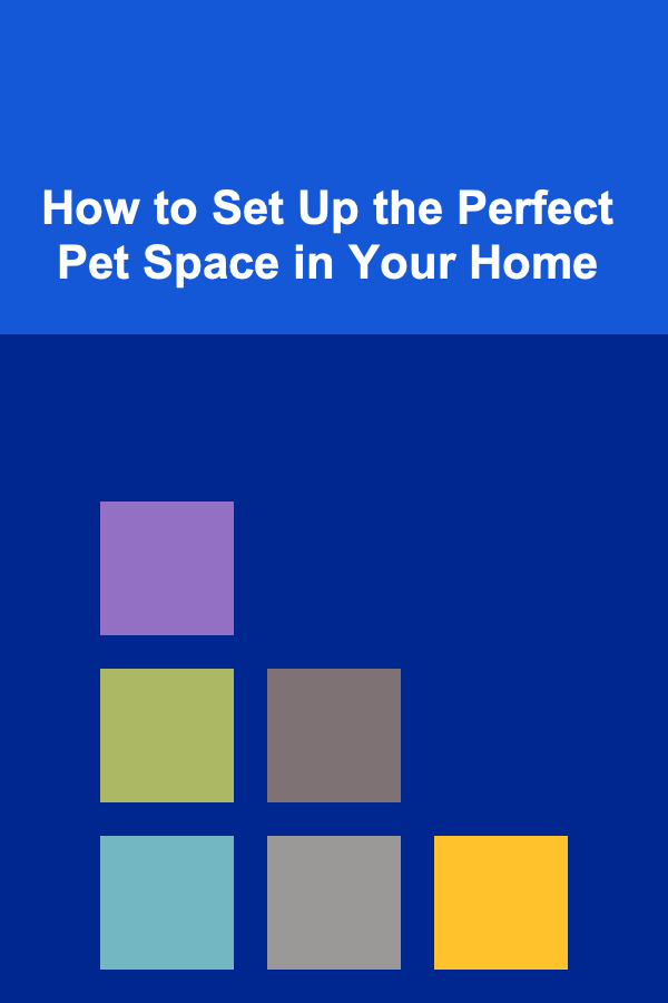 How to Set Up the Perfect Pet Space in Your Home