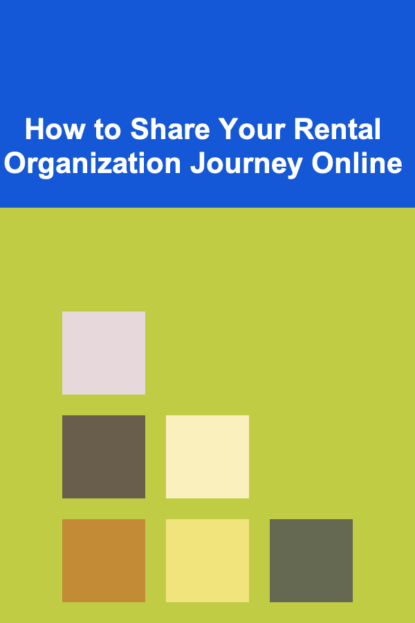 How to Share Your Rental Organization Journey Online