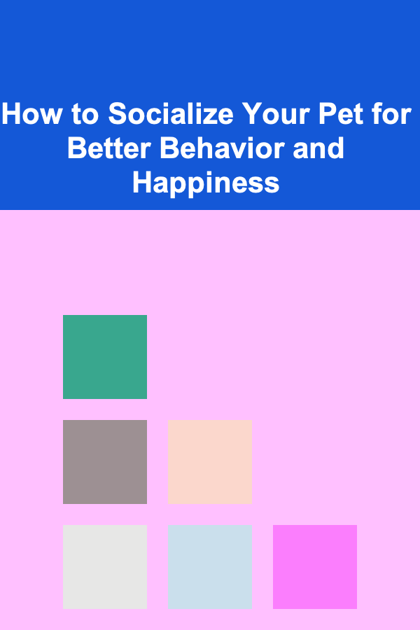 How to Socialize Your Pet for Better Behavior and Happiness