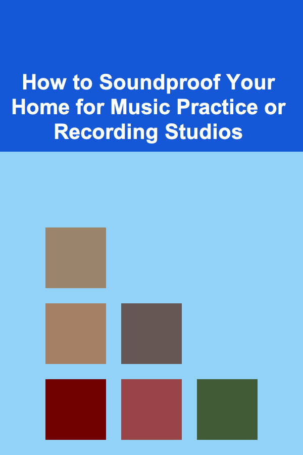 How to Soundproof Your Home for Music Practice or Recording Studios