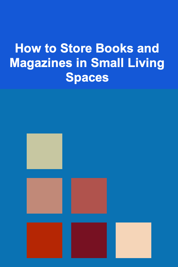 How to Store Books and Magazines in Small Living Spaces