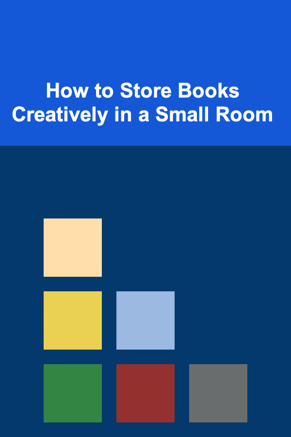 How to Store Books Creatively in a Small Room