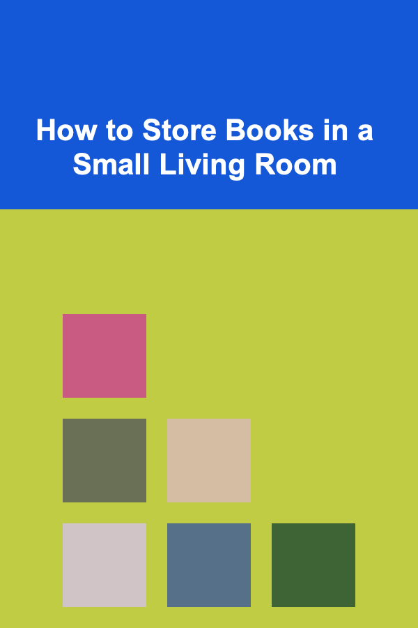 How to Store Books in a Small Living Room