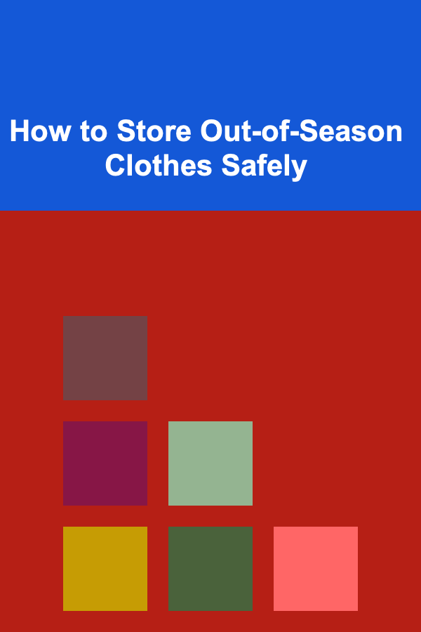 How to Store Out-of-Season Clothes Safely