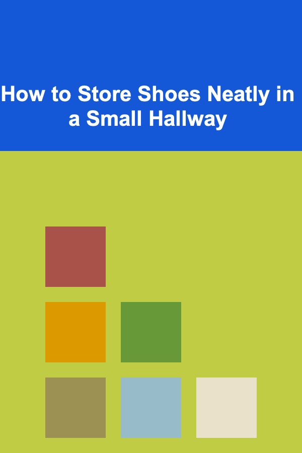 How to Store Shoes Neatly in a Small Hallway