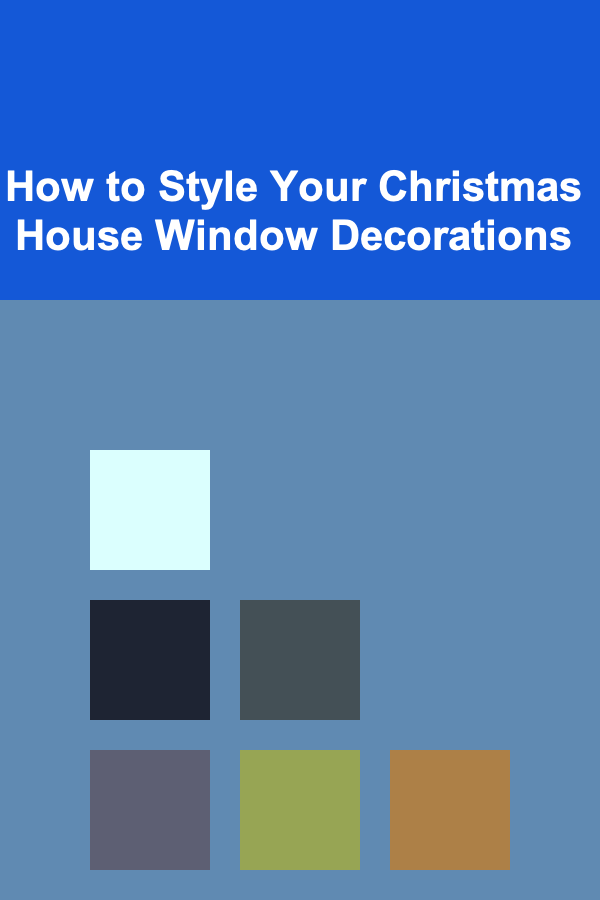 How to Style Your Christmas House Window Decorations
