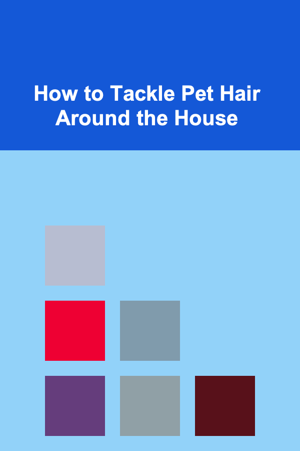 How to Tackle Pet Hair Around the House
