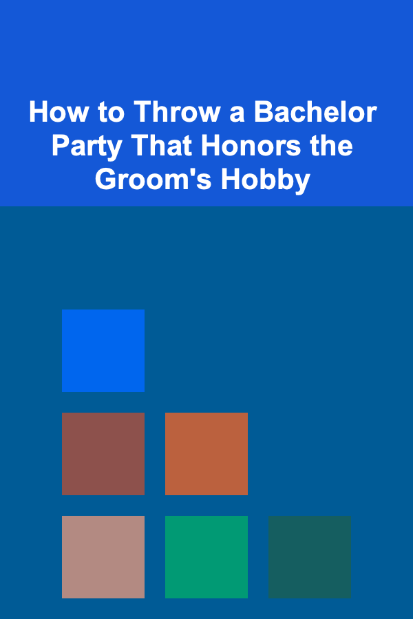How to Throw a Bachelor Party That Honors the Groom's Hobby