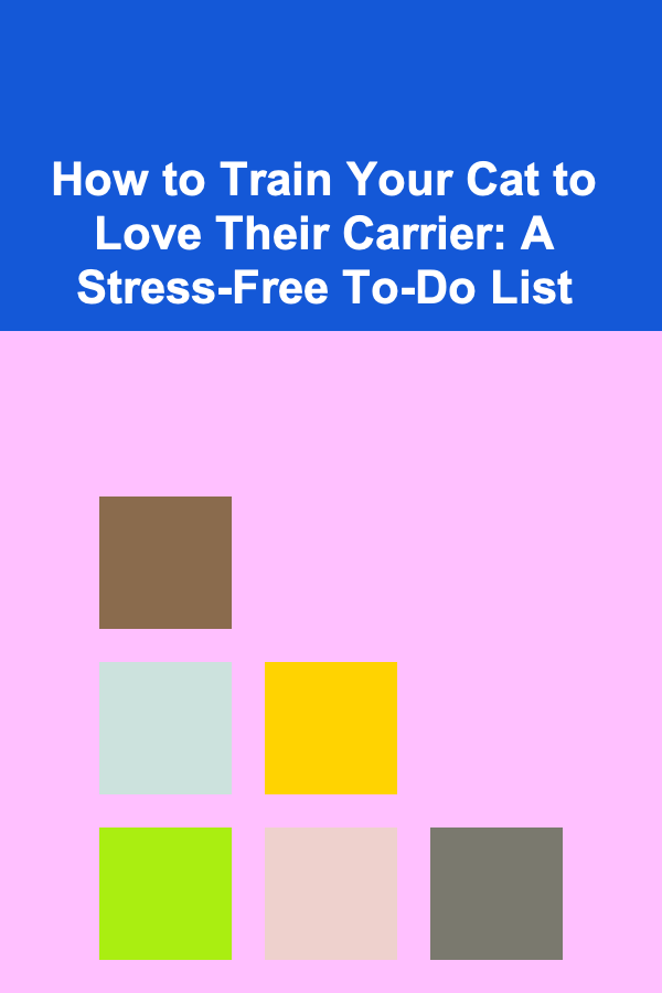 How to Train Your Cat to Love Their Carrier: A Stress-Free To-Do List
