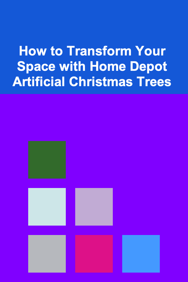 How to Transform Your Space with Home Depot Artificial Christmas Trees