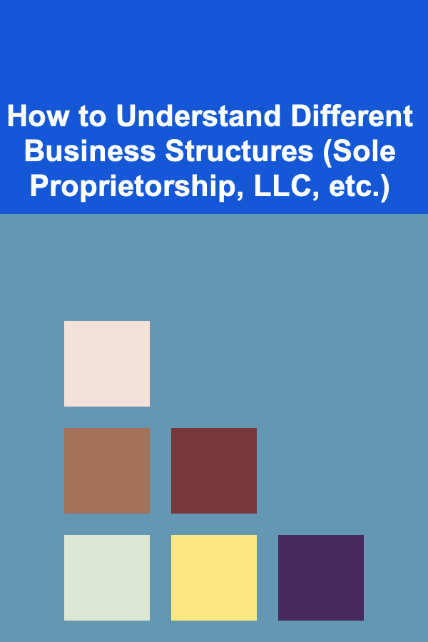 How to Understand Different Business Structures (Sole Proprietorship, LLC, etc.)