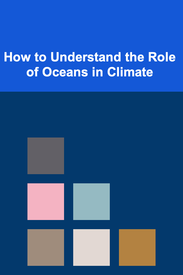 How to Understand the Role of Oceans in Climate