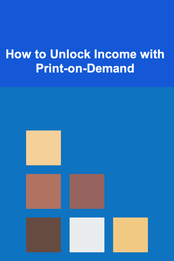 How to Unlock Income with Print-on-Demand