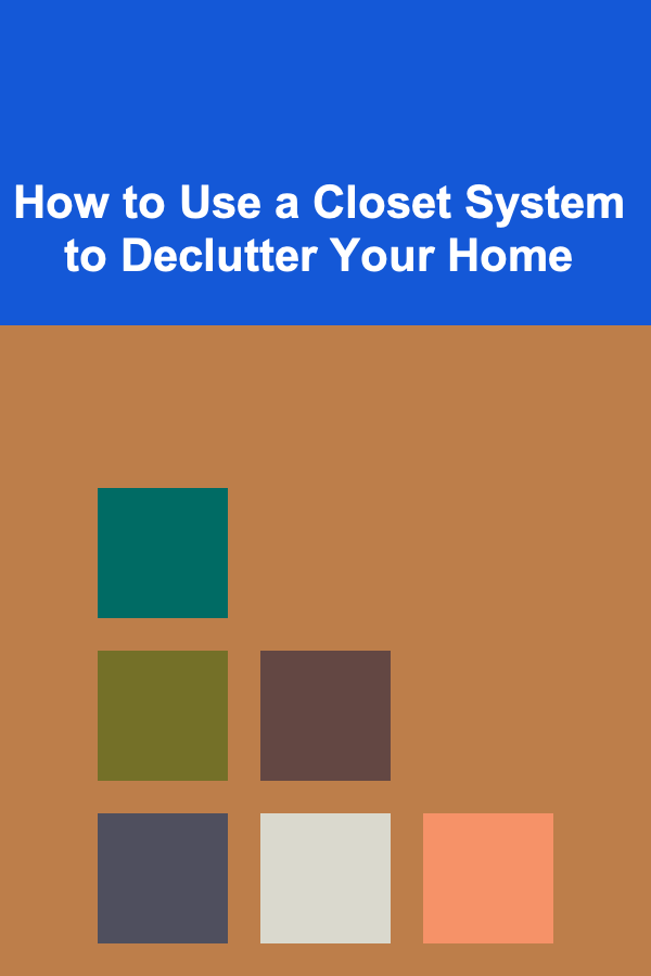How to Use a Closet System to Declutter Your Home