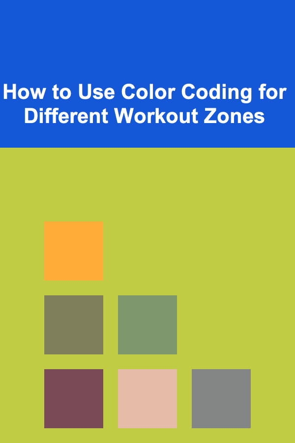 How to Use Color Coding for Different Workout Zones