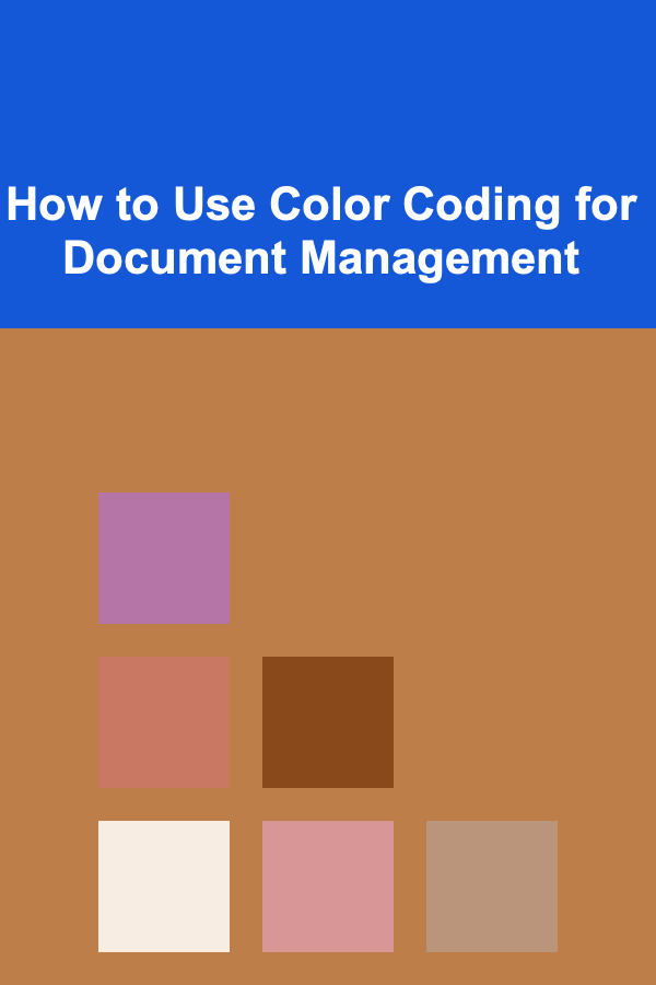 How to Use Color Coding for Document Management