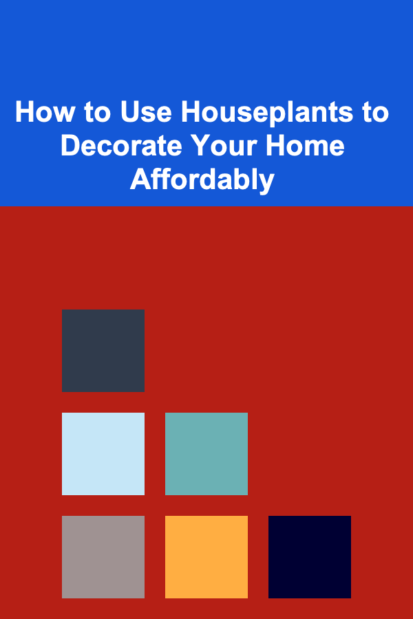 How to Use Houseplants to Decorate Your Home Affordably