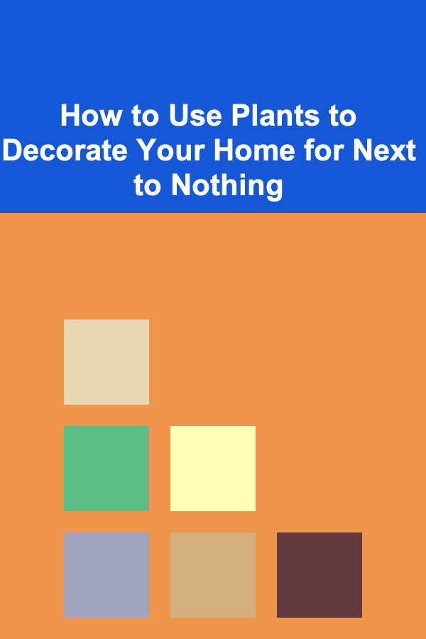 How to Use Plants to Decorate Your Home for Next to Nothing