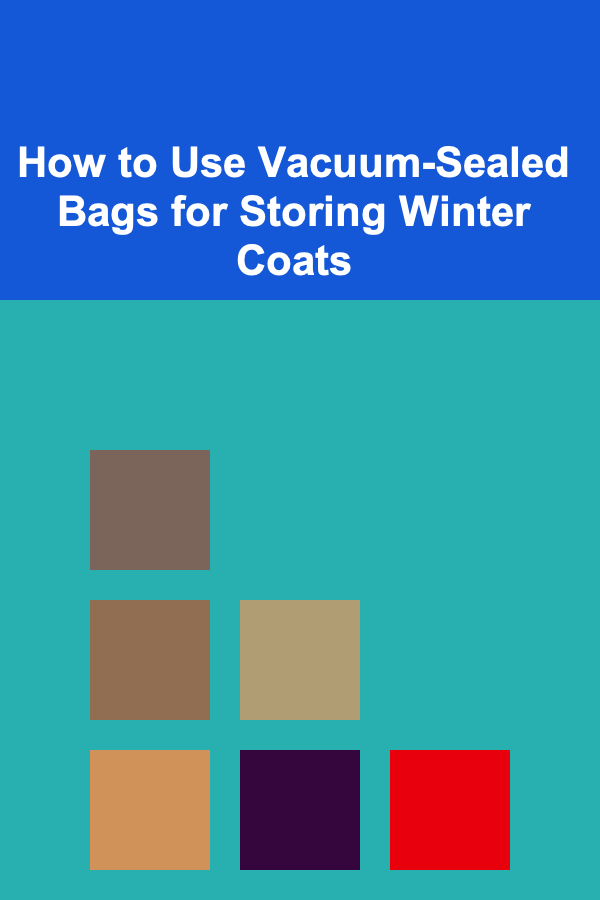How to Use Vacuum-Sealed Bags for Storing Winter Coats