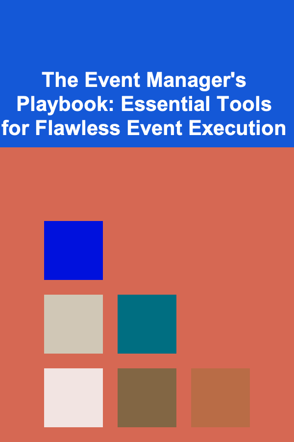The Event Manager's Playbook: Essential Tools for Flawless Event Execution