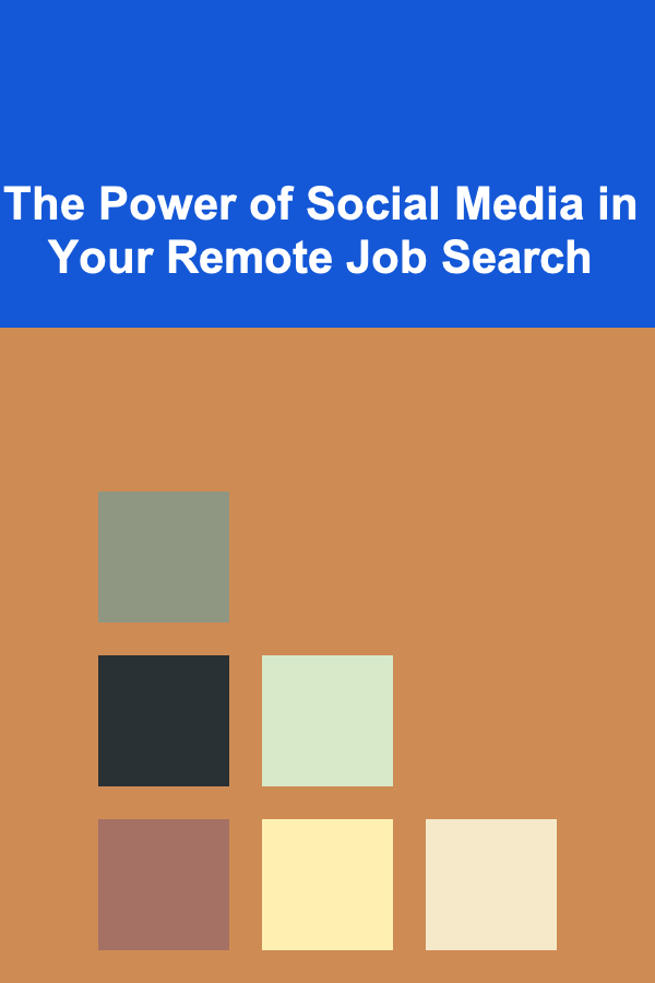 The Power of Social Media in Your Remote Job Search