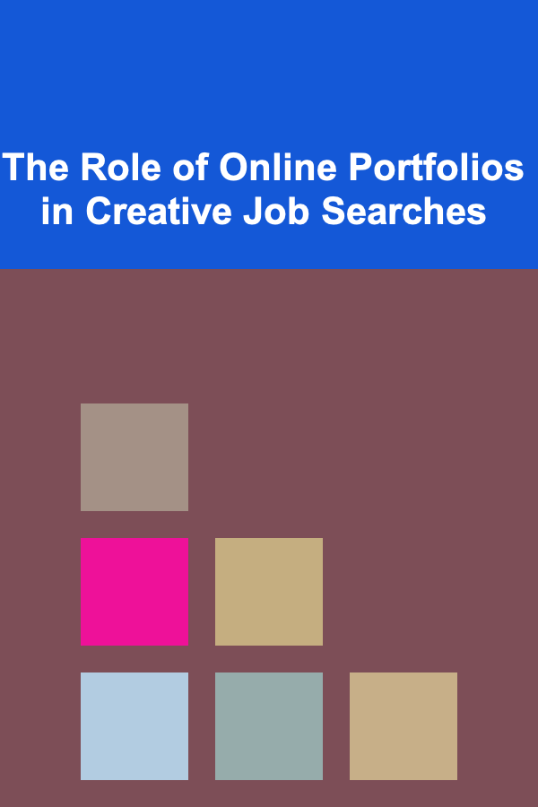 The Role of Online Portfolios in Creative Job Searches