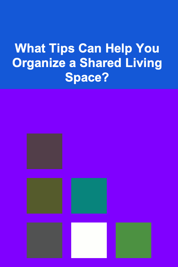 What Tips Can Help You Organize a Shared Living Space?