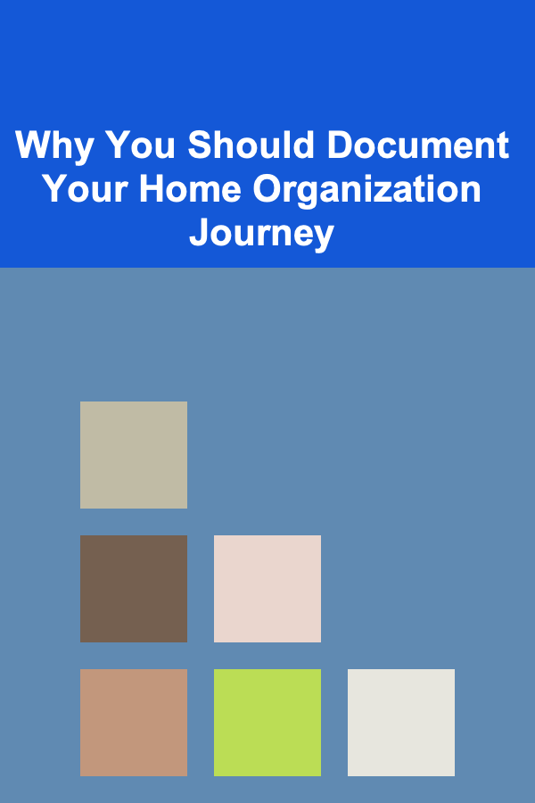 Why You Should Document Your Home Organization Journey